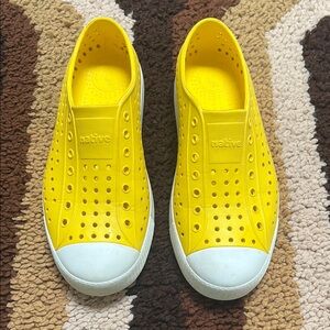 Native Kids Shoes Yellow